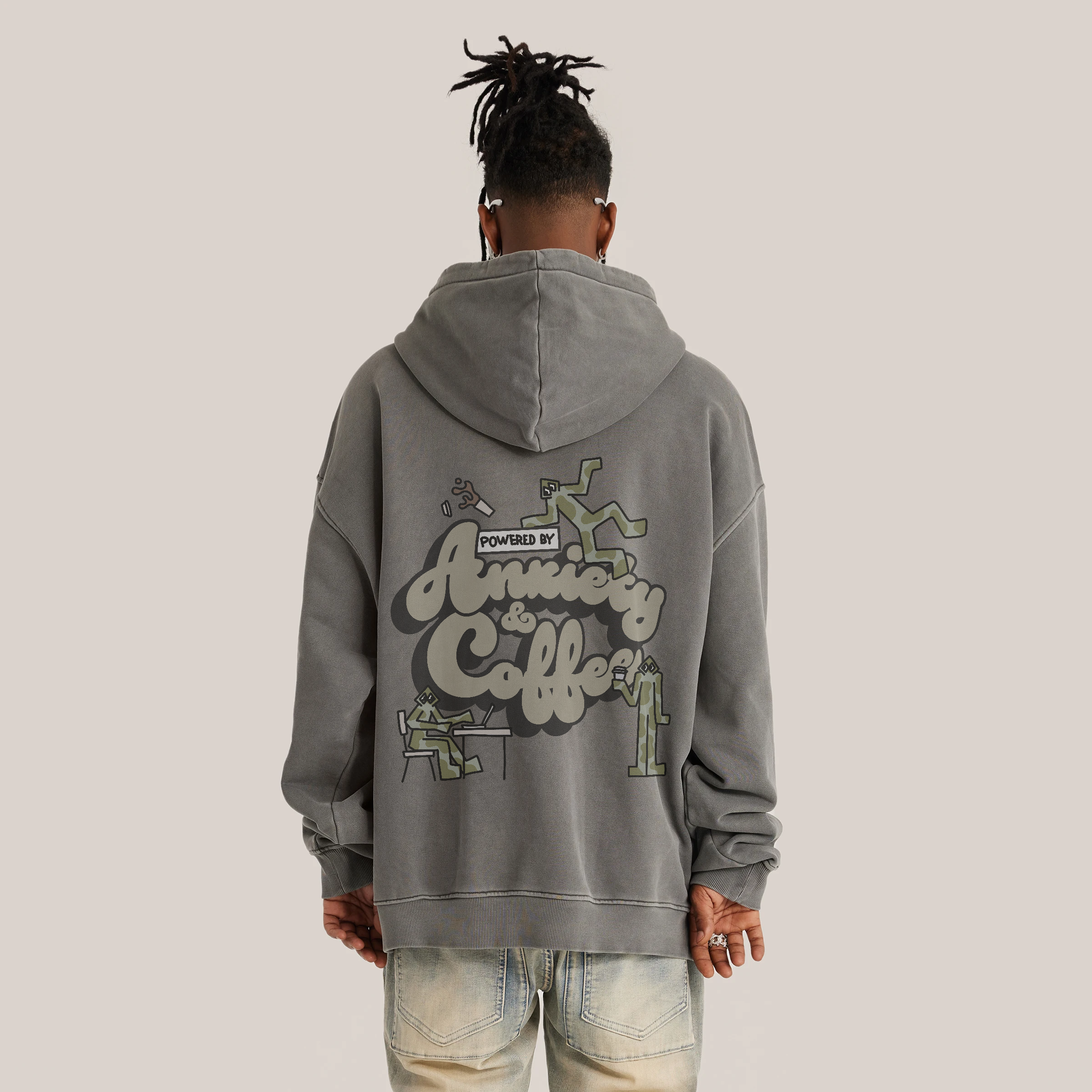 "ANXIETY & COFFEE" Hoodie
