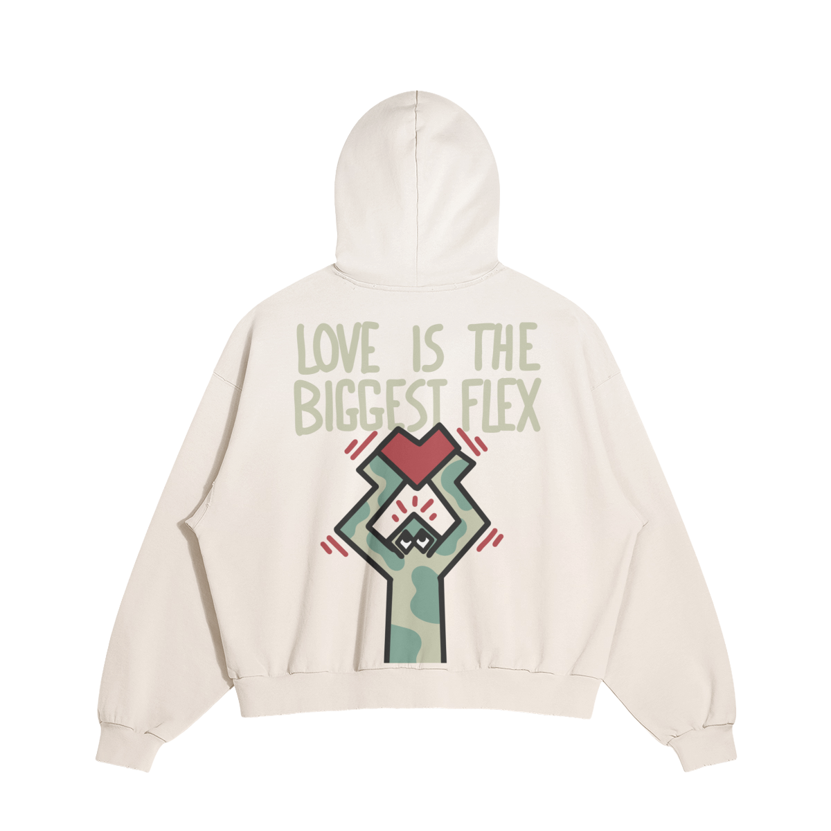 "LOVE IS THE BIGGEST FLEX" Hoodie