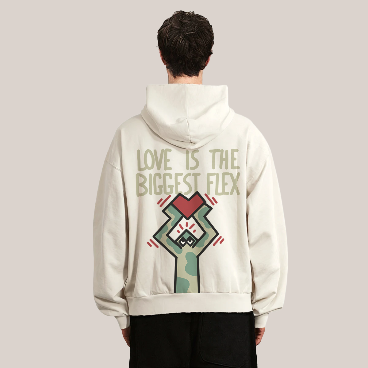 "LOVE IS THE BIGGEST FLEX" Hoodie