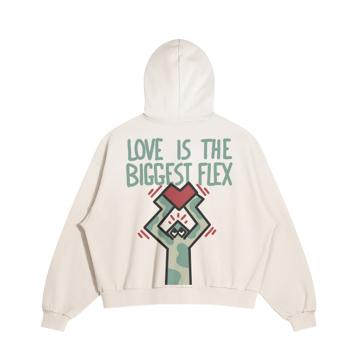 "LOVE IS THE BIGGEST FLEX" Hoodie